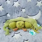 Jellycat AMUSEABLE PEA IN A POD NWT Plush Toy Gift Stuffed Vegetable Food Fun