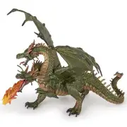 Papo Two Headed Green Dragon Fantasy Figure 36019 NEW IN STOCK