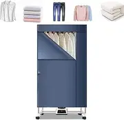 Clothes Drying Rack,Electric Heated Clothes Dryer Airer,Heated Drying Rack with Timer,with Four Wheels,with Four Wheels, 1100W Power, can be timed for 180 Minutes,for Clothes, Sheets