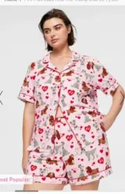 BNWT Peter Alexander Lady and The Tramp Women Pj Set Size 3+ (24/26)