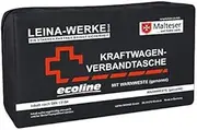 Leina 11063 Motor Vehicle First Aid Bag Compact and Safety Vest Ecoline with Velcro, Sorted 2-Colours