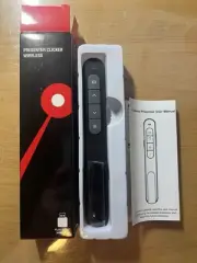Wireless Presenter, Hyperlink Volume Control Presentation Clicker RF 2.4GHz USB