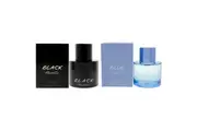 Kenneth Cole Kit by Kenneth Cole for Men - 2Pc Kit 3.4oz Kenneth Cole Black EDT Spray, 3.4oz Kenneth Cole Blue EDT Spray