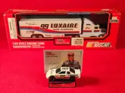 PHIL PARSONS NASCAR TRANSPORTER BUNDLE w/MATCHING STOCKCAR & PLAYER CARD - NIB