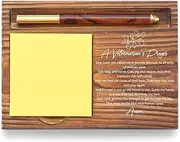 A Veterinarian's Prayer Sticky Note Holder, Inspirational Gift for Veterinarians, Animal Care Professionals, and Pet Lovers Office Decor for Animal Clinics, Vet Offices TZP126