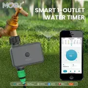 Moes Zigbee Smart Sprinkler Water Timer with 1 Outlet Rain Delay Filter Programm