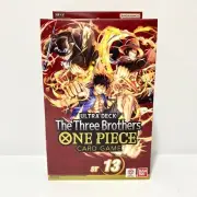 One Piece TCG - Ultra Deck: The Three Brothers ST-13 - Brand New Sealed