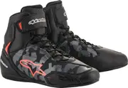 Alpinestars Faster 3, shoes , color: Black/Grey/Grey/Neon-Red , size: 10.5 US