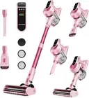 Trucozie Cordless 8-in-1 Stick Vacuum Cleaner 40Kpa Suction 45 Min Runtime Pink