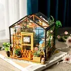 Rolife Cathy’s Flower House DIY Miniature Doll House Kit LED Dollhouse Xmas Gift