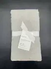POTTERY BARN BELGIAN FLAX LINEN SET OF 2 STANDARD PILLOWCASES FLAX NEW WITH TAG