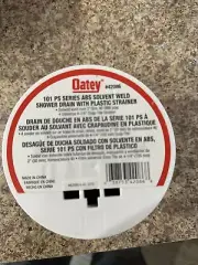 Oatey ABS Fiberglass Shower Base Drain 42086 Solvent Weld 2" Made in the USA NOS