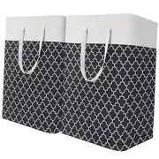 Laundry Baskets, Laundry Hamper with Long Handles, Collapsible Waterproof
