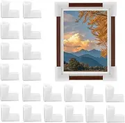 jojofuny 24 Pcs Corner Protectors for Shipping - Foam Edge Guards for Moving, Packaging, and Fragile Items - L-Shaped Frame Corners for Mirrors, TVs, and Furniture