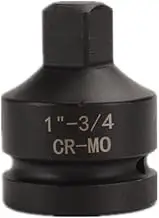 FLZOSPER 1 Inch Drive（F)×3/4 Inch（M) Impact Adapter and Reducer，Female to Male，CR-Mo, SAE, for Sockets and Drive Tools