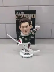 Signed Jesper Wallstedt Bobblehead Iowa Wild