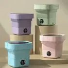 6L Portable Foldable Socks Underwear Mini Washing Machine for Travel Camping New