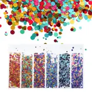 Colorful Circles Chunky Glitters Resin Epoxy Accessories Crafts Sequins Decor