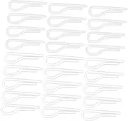 KOMBIUDA 200pcs Home Shirt Clamps Sleepwear Clips Plastic Alligator Clips Clothes Pins Apron