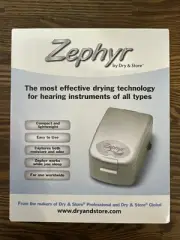 Zephyr By Dry & Store Hearing Aid Dryer Cochlear Nucleus Processor SEALED BOX