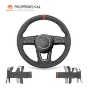 MEWANT DIY Hand Stitch Athsuede Steering Wheel Cover for Audi A3 A4 A5 S5 2017