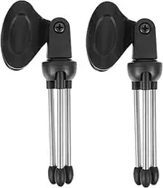 Kisangel 2Pcs Microphone Tripod Stand with Clip Desktop Mic Holder for Home Office Use Durable and Stable Support for Streaming and Recording