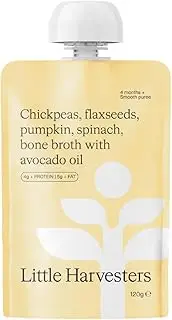 Little Harvesters Puree Pouch - Chickpeas Flax & Pumpkin 120g