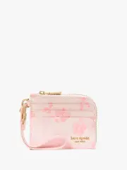 Devin Spring Pansies Card Case Wristlet