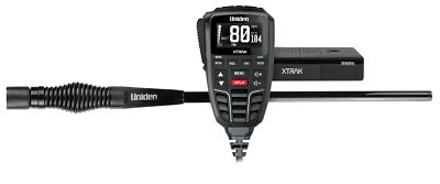 Uniden Smart UHF Radio w/ Large OLED Display & ATX890S Antenna Adventure Pack