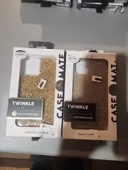 2 Case-Mate Apple iPhone 12 Pro Max Twinkle Case - Gold Box Has Some Damage