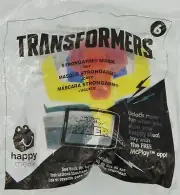 McDonalds Happy Meal Transformer toy Strongarm Mask NIP sealed 2016 #6