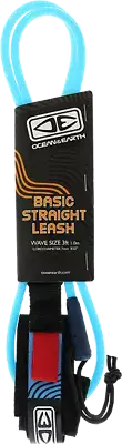 Ocean and Earth Bodyboard Basic Wrist Straight Surfboard Leash - Blue