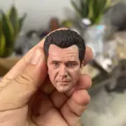 1/6 Man Head Sculpt Mel Gibson Celebrity Actor Lethal Weapon Fit 12" Figure Body