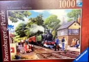 Ravensburger 1000pc A Country Station by Kevin Walsh 2024 Jigsaw Puzzle NIB