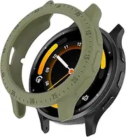 Fit for Garmin Venu 3/Venu 3S Case Cover, Scratch-Resistant Soft Durable TPU Protective Cover Bumper Frame Protector Case Accessories for Garmin Venu 3S/Venu 3 Smartwatch (Venu 3s, Green)