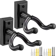 POGOLAB Guitar Wall Mount, 2 Pack, Guitar Wall Hanging, Hook Holder, Guitar Holder, Guitar Holder, Guitar Wall Mount, Electric Guitar Acu