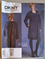 VOGUE SEWING PATTERN - 2009 DKNY design Sz 14-16-18-20 -JACKET - NEW