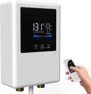 Calentador de agua eléctrico, 5500 W, 110 V, agua caliente instantánea