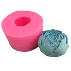 New Flower Peony Flower Silicone Mold Chocolate Flip Sugar DIY Soap Mould SY!