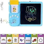 Croeve's Talking Tablet, 2 in 1 Croeves Drawing Speaking Tablet, with Drawing for Speaking Doodling-Pink 112/255 English Word (Blue 224 English Words)