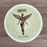 Nirvana In Utero 4" Wide Vinyl Sticker - BOGO
