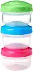 Sistema To Go Collection Mini Bites Small Food Storage Containers, 4.3 oz./127 3