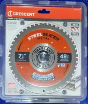 Crescent 7-1/4" x 48-Tooth SteelSlicer Medium Metal Circular Saw Blade