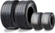 4 WANDA Zero-Turn Lawn Mower Turf Tires 13x6.50-6 & 24x9.50-12 /4PR -13207/13050