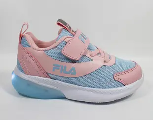 FILA KIDS 中小童 電燈運動鞋 燈鞋 -粉 2-J428Y-533 (9.5折)