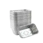 50 Pack 1Lb mini Loaf Pans Heavy Duty Disposable Aluminum Foil Bread Tins Sta...