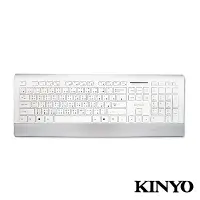 在飛比找Yahoo奇摩購物中心優惠-【KINYO】USB有線超薄多媒巧克力鍵盤 (LKB-89)