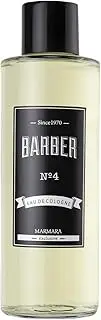 Marmara Barber Aftershave Eau De Cologne No.4 for Men 500 ml, Yellow