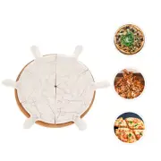 Ceramic Pizza Pan Serving Dish Cake Pop Sticks Pie Plate Tray