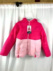 Girls EDDIE BAUER full zip insulated reversible hooded jacket